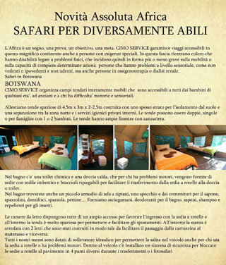 Safari per diversamente Abili
