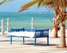 Vista della spiaggia dall'Hotel